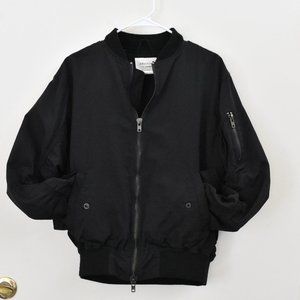 Men's Oblivion Represent Bomber Jacket Removable Straps Coat Black SZ: Large